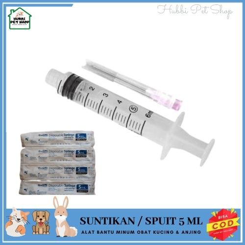 SPUIT 1|3|5|10ml HEWAN SUNTIKAN SPUIT HEWAN ANJING DAN KUCING ALAT BANTU MINUM OBAT HEWAN