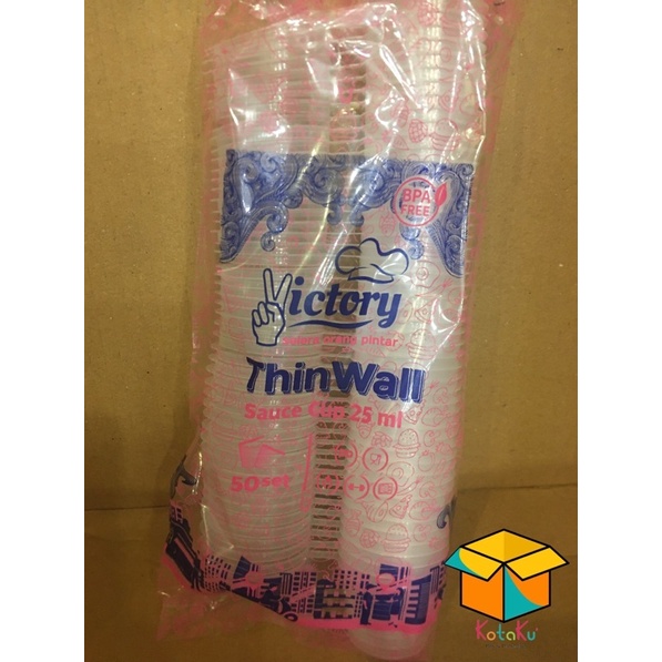 Cup Sauce/ Sambal 25ml (Victory)