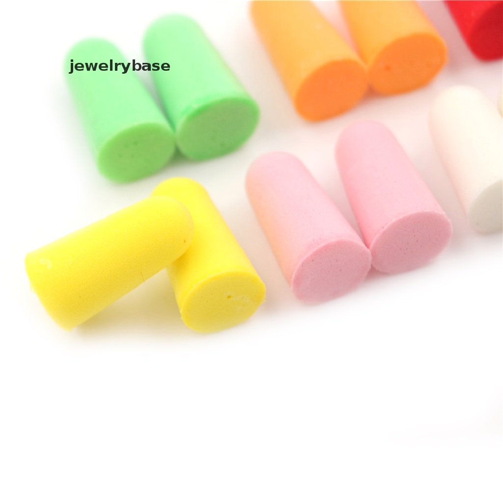 20 Pcs Earplugs Bahan PU Foam Anti Bising Untuk Belajar Tidur