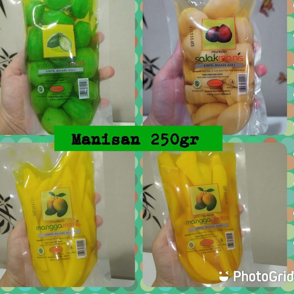 

4.4 Brands Festival TERMURAH!! Manisan mangga, salak Asli Manis Dan Pedas 250gr
