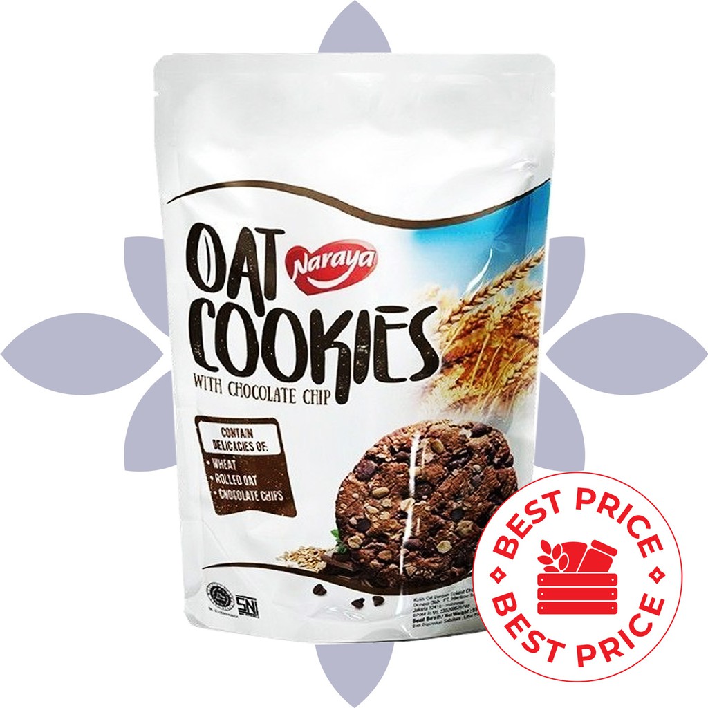 NARAYA - OAT COOKIES CHOCOLATE CHIP - 150 GR