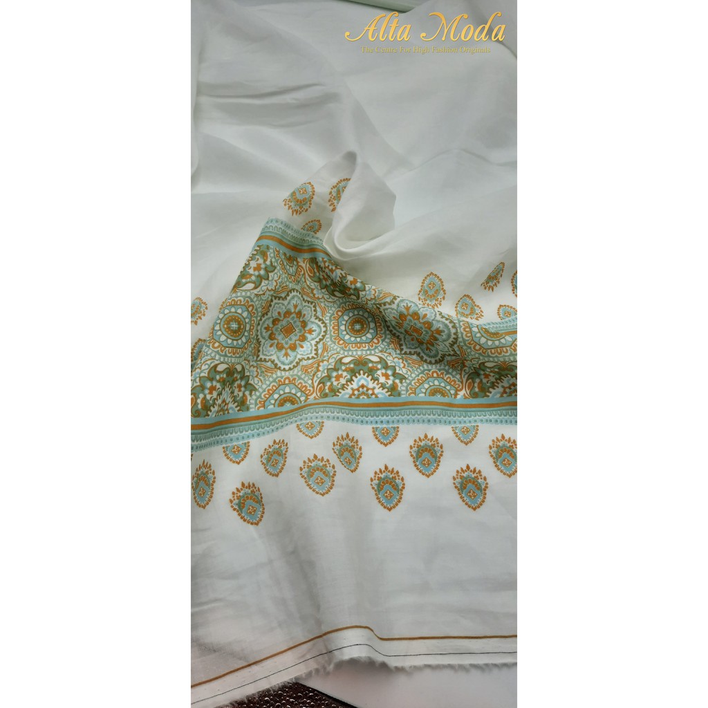 

Alta Moda Linen Motif Fancy Batik Bunga Hijau Pinggiran Kain (0.5 M)