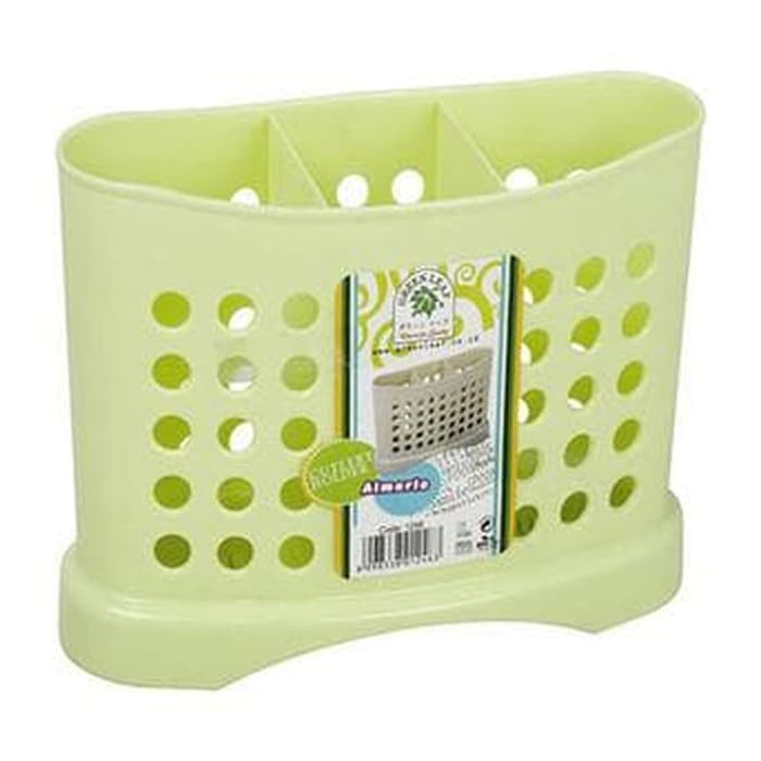 GREENLEAF 1246 CUTLERY HOLDER ALMERIC TEMPAT SENDOK GARPU GREEN LEAF WARNA