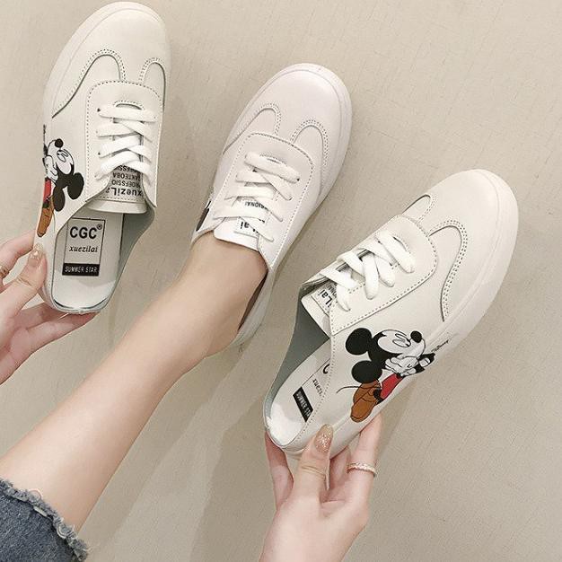 CEA107 Sepatu SS56021 Mickey Half Sneaker Sepatu Mickey Sepatu Import Wanita ...