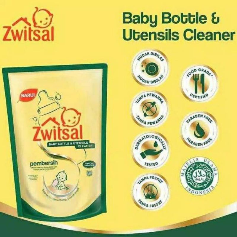 Zwitsal Baby Bottle &amp; Utensils Cleaner Pencuci Botol Bayi