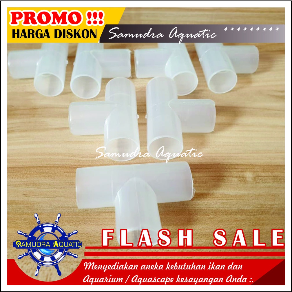 Sambungan Pipa T / TE Aquarium Aquascape | Pipa Filter (Model T) Aquarium Aquascape