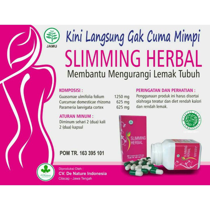 Jual Obat Pelangsing Herbal Diet Mudah Dan Cepat Tanpa Efek Samping