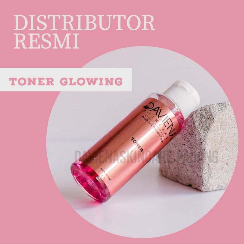 Daviena Skincare Toner Glowing l official Store l davienaskincareofficial l davienaskincarepadang l davienaskincare