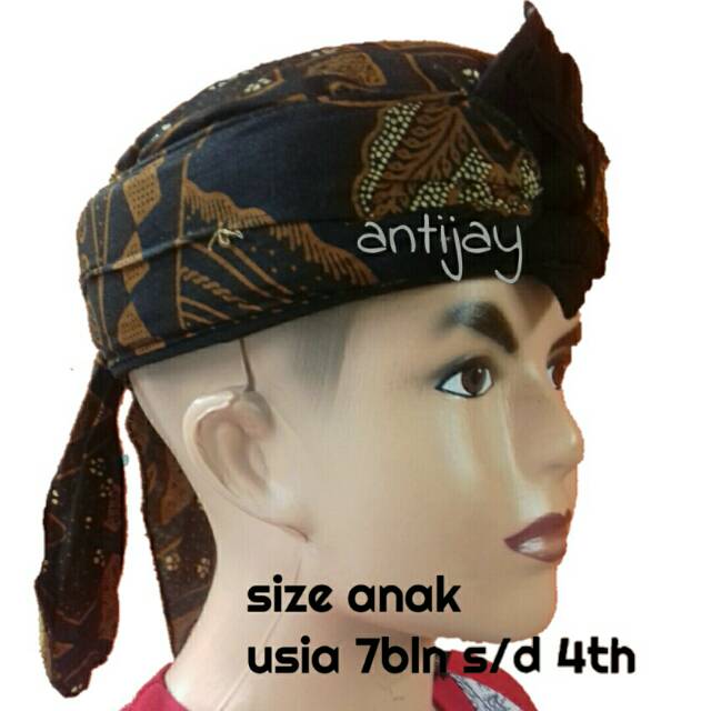 blangkon anak/blangkon kecil/udeng blangkon/blangkon jawa/iket sunda/peci blangkon/blangkon batik