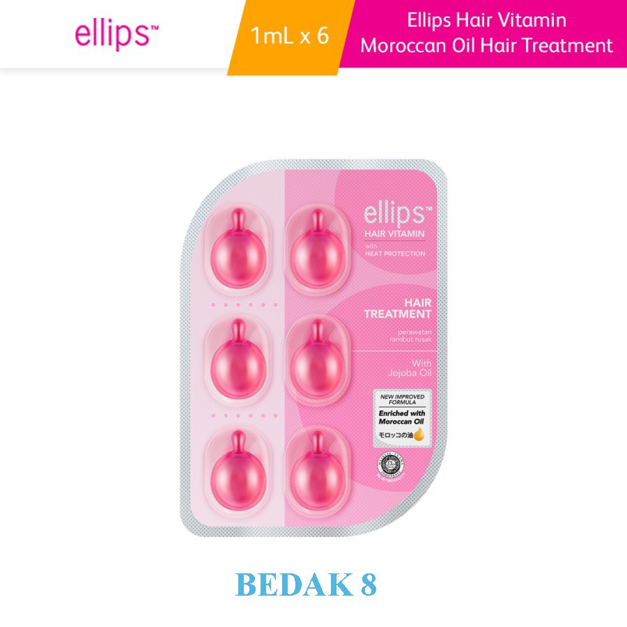 Ellips Hair Vitamin Moroccan Oil Blister 6 Butir