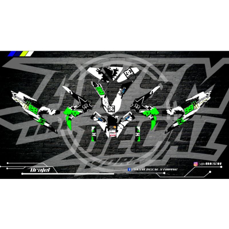 decal beat street 2020 monster energy