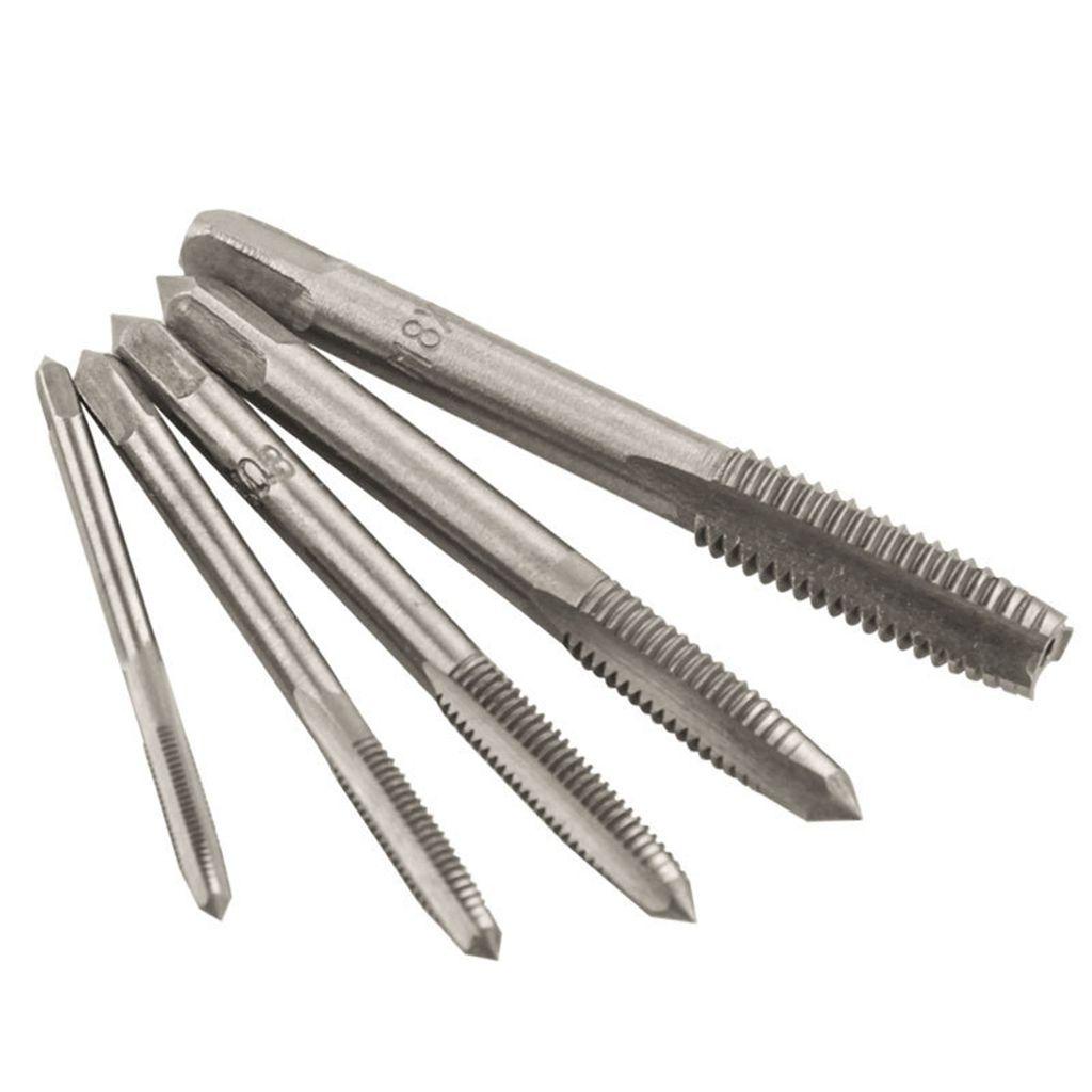 Rebuy Straight Tap Wrench Heavy Duty Steel Reamer Alat Tap and Die Set