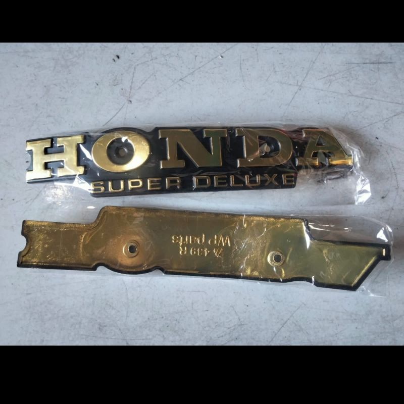 Jual Emblem Tangki Gl100 Gl125 Kuningan Bisa Ditekuk Wp Part Shopee