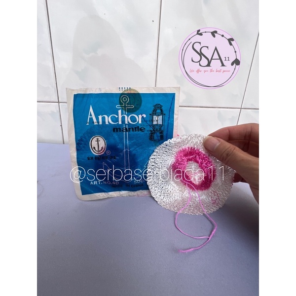 Lentera Anchor Gas Lampu Petromak Mini Ultralight Kain Lampu Gas