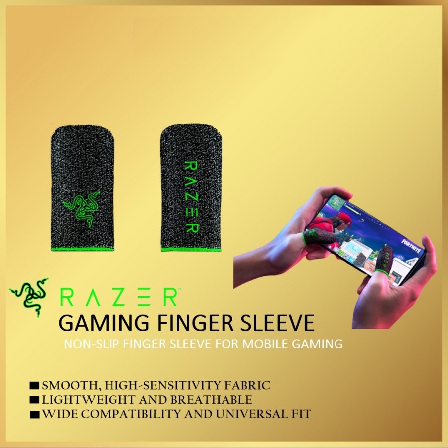 Razer Gaming Finger Sleeve - Non-Slip Finger Sleeve for Mobile Gaming