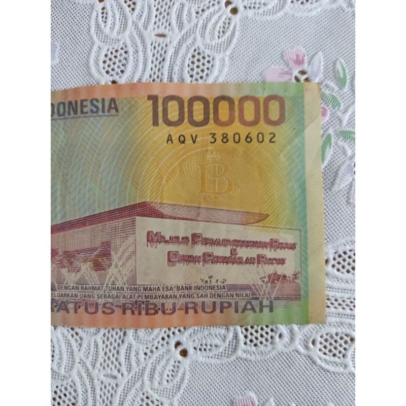 Koleksi Uang Kuno 100 Ribu Polymer Soekarno Hatta