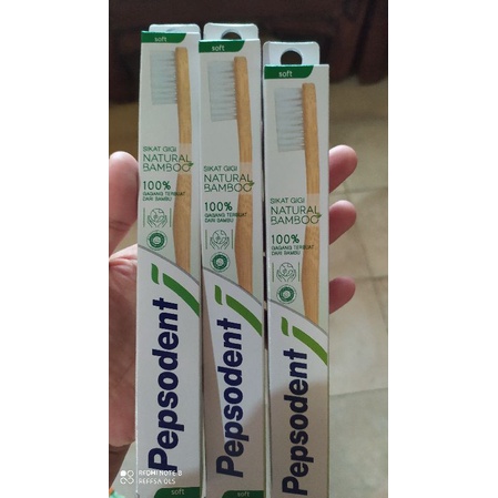 Pepsodent Sikat Gigi Natural Bamboo Bambu