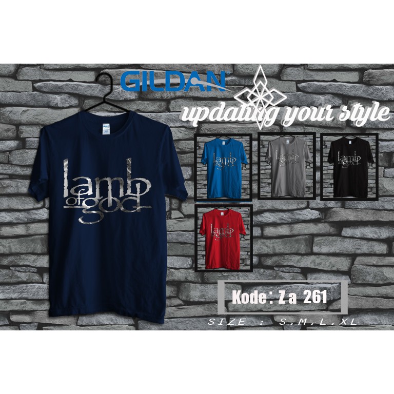 kaos lamb of god original gildan za261