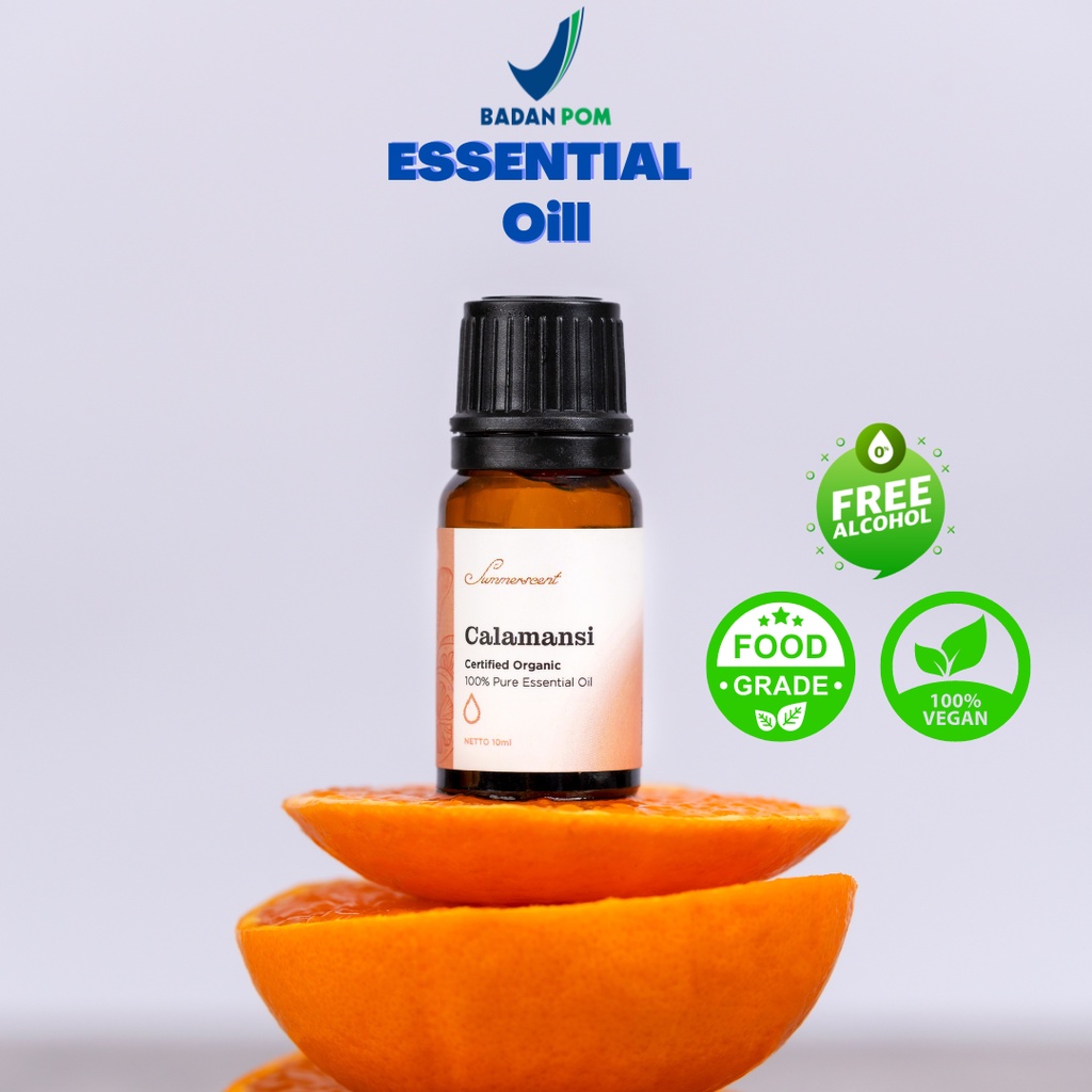 Summercent Essential Oil Diffuser  BPOM / Minyak Essensial / Cough And Flu / Untuk Bayi / Aromathera