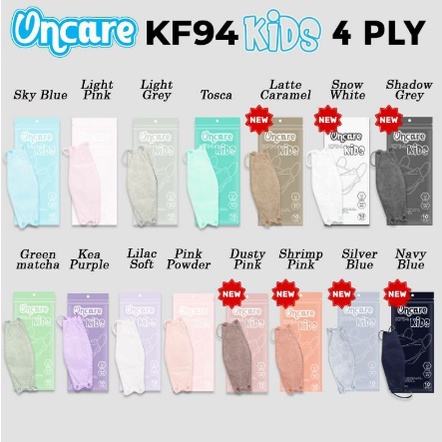 MASKER ANAK KF94 ONCARE WARNA 4PLY ISI 10PCS EMBOS