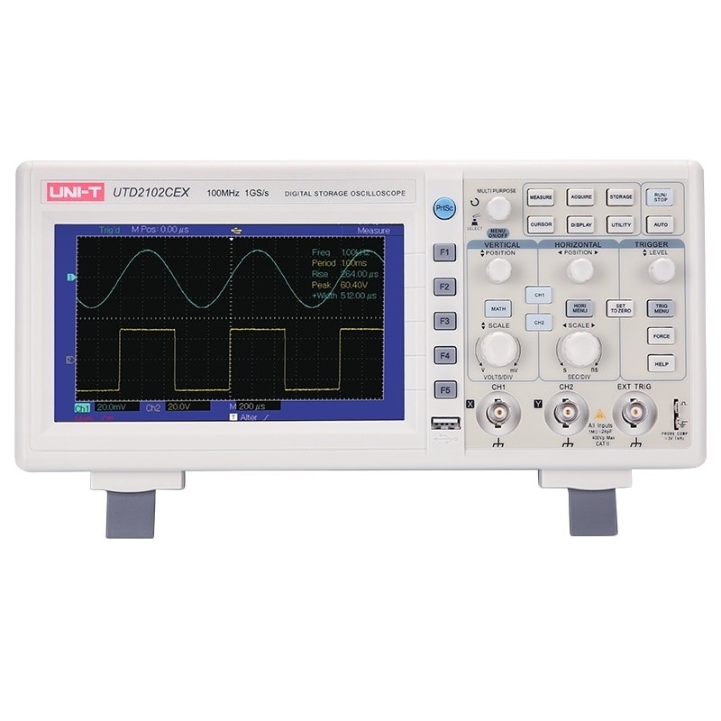 UNI-T Digital Desktop Storage Oscilloscope USB UTD2102CEX