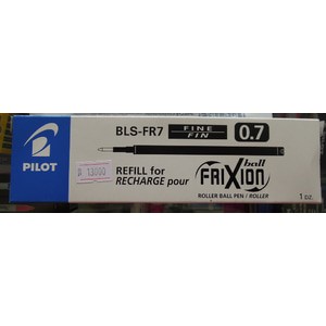 

Refill Pulpen Hitam 0.7mm Pilot Frixion BLS-FR7
