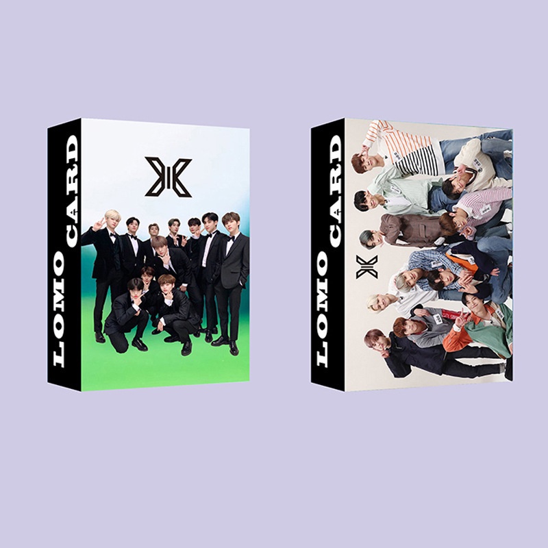 30pcs / set Kartu Pos LOMO Kpop IZONE ITZY SEVENTEEN IKON MOMOLAND