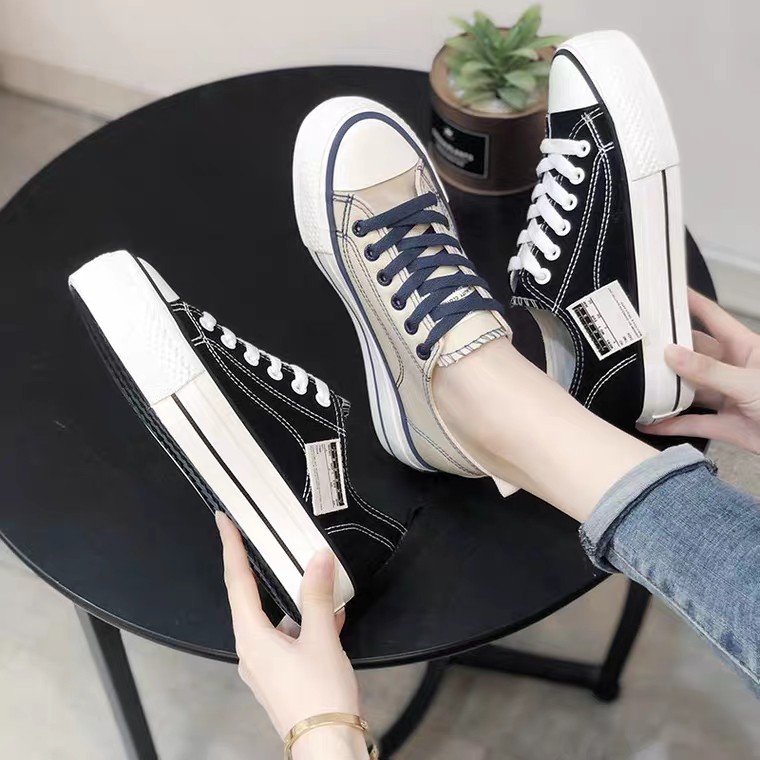 2.2 COD Sale DENDEN.ID Sepatu Wanita Sneakers Import Korea Casual Murah DD1008