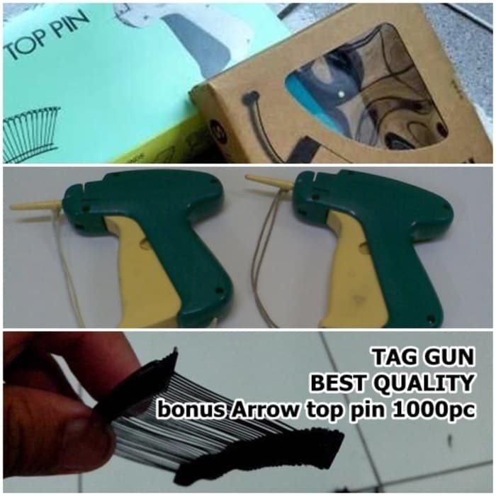 

Silahkan Diborong TAG GUN label + isi 500 arrow pin - alat tembak baju