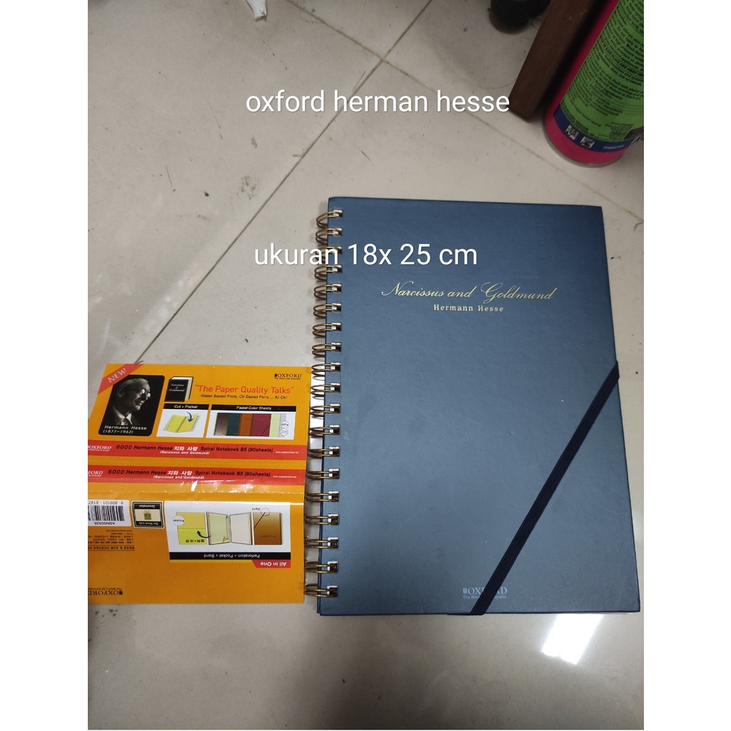 

buku ring isi 80 lembar oxford narcissus and goldmund herman hesse ukuran 18 x 25 cm