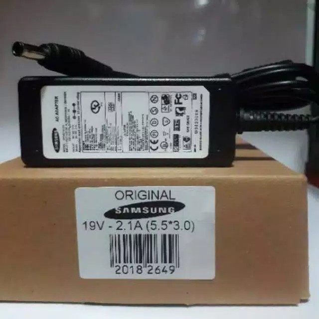 ADAPTOR LAPTOP SAMSUNG Original RV413 RV 513 19V 2.1A ORIGINAL