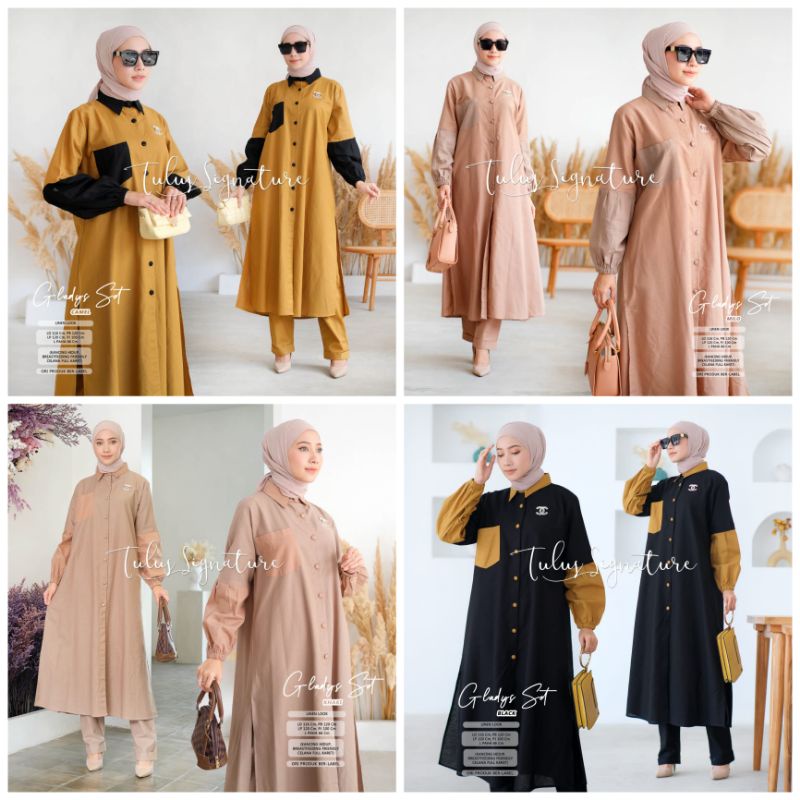 GLADYS  SET BY TULUS SIGNATURE (100% REAL PICT ORI BERLABEL TULUS SIGNATURE)