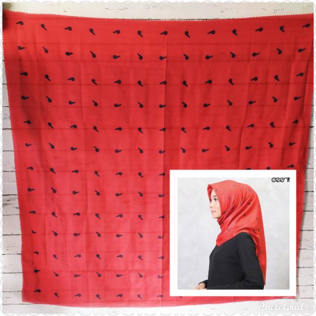 HIJAB SEGIEMPAT  LASER CUT MOTIP AKSARA-1