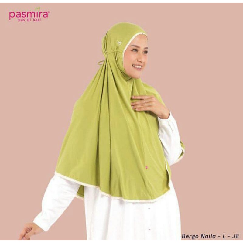 Kerudung Instan Dewasa Bergo Naila L Pasmira ORI