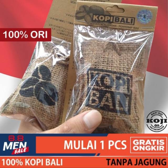 Parfum mobil gantung BIJI KOPI BALI 100% asli Koji