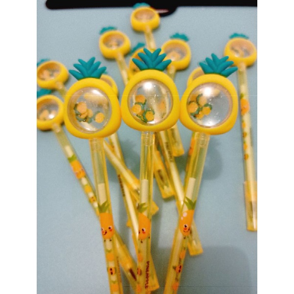 

Fancy Gel Pen Nenas / Pulpen Gel motif Nenas / Gel Pen Fancy