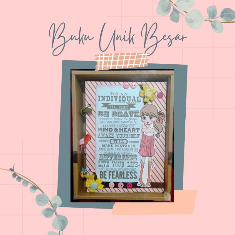 

buku unik kado lucu hadiah menarik buku catatan polos note book hand made