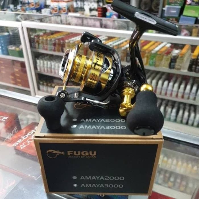 MURAH  Reel FUGU Amaya 3000 Power Handle Extra Free EVA Knob
