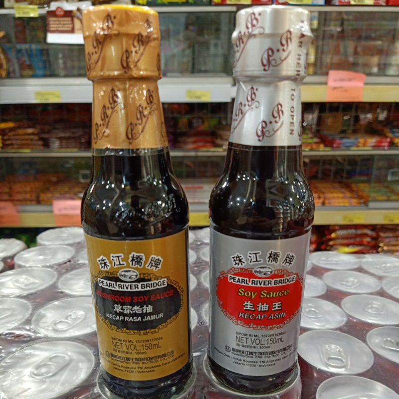 

[Bumbu] [Botol] 150ml Pearl River Bridge Mushroom / Ori Soy sauce / Kecap Rasa Jamur / Asin