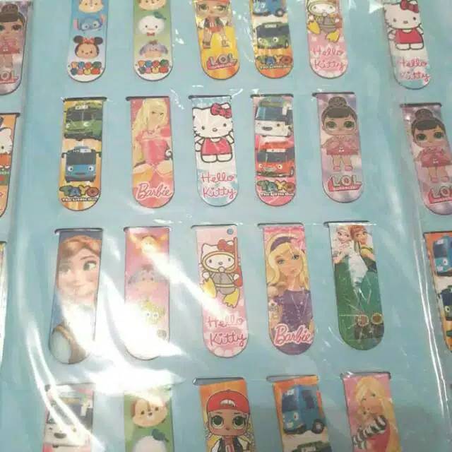 

Pembatas buku magnet/post it magnet