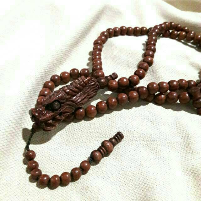 KALUNG BANDUL UKIR /KALUNG TASBIH KAYU GALIH NAGASARI KOMBINASI KEPALA UKIR NAGA