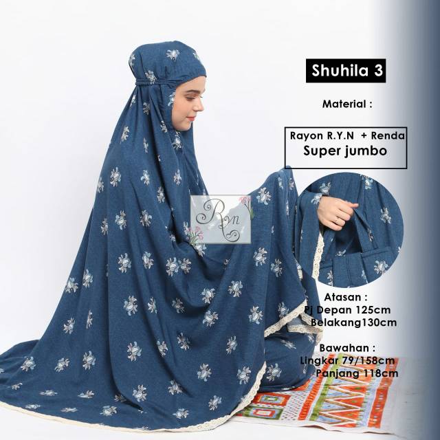 Suhila Mukena Rhayanh (Renda Keliling)