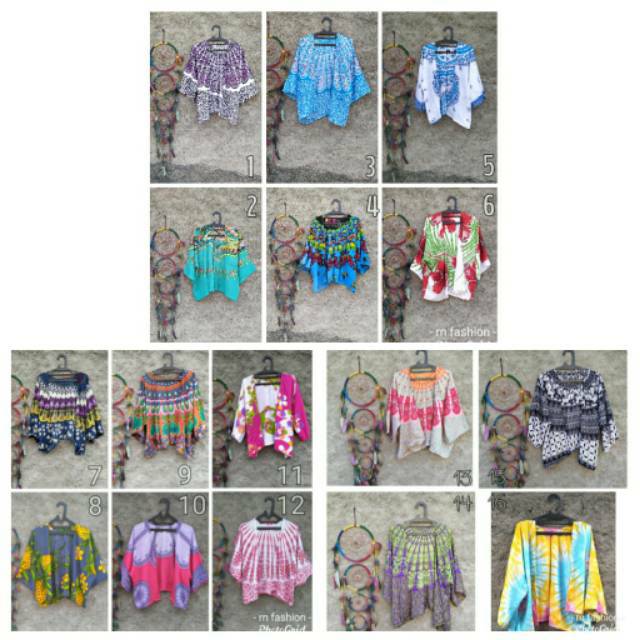 Outer mandala pendek pria wanita etnik