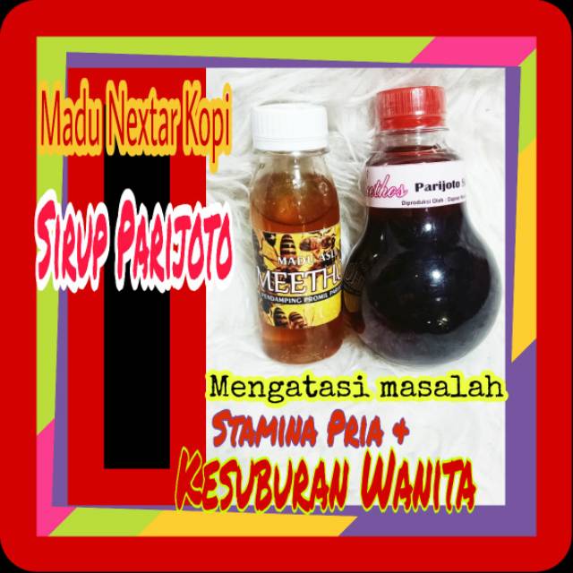 

Sirup Parijoto dan Madu Penyubur Pria UNTUK PROMIL & BUMIL ASLI MURIA 250ml