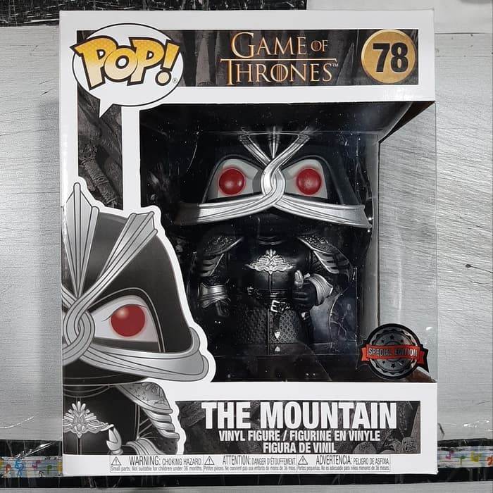 Funko Pop Game of Thrones : The Mountain in Black Suit (Masked) 78
