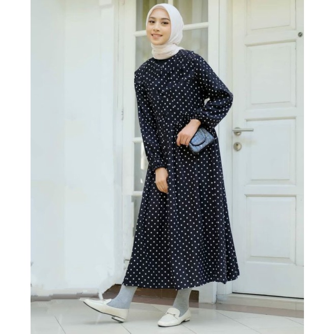 POLKA MIDI DRESS / SANSO MIDI DRESS