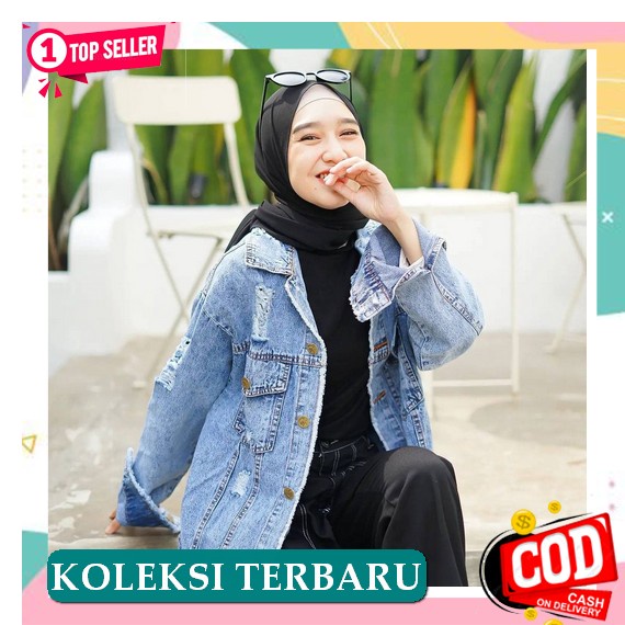 Dream Jaket Jeans Kekinian Jeket Denim Outer Levis Cewek Outwear Wanita Outerwear Jins Cewe Remaja J