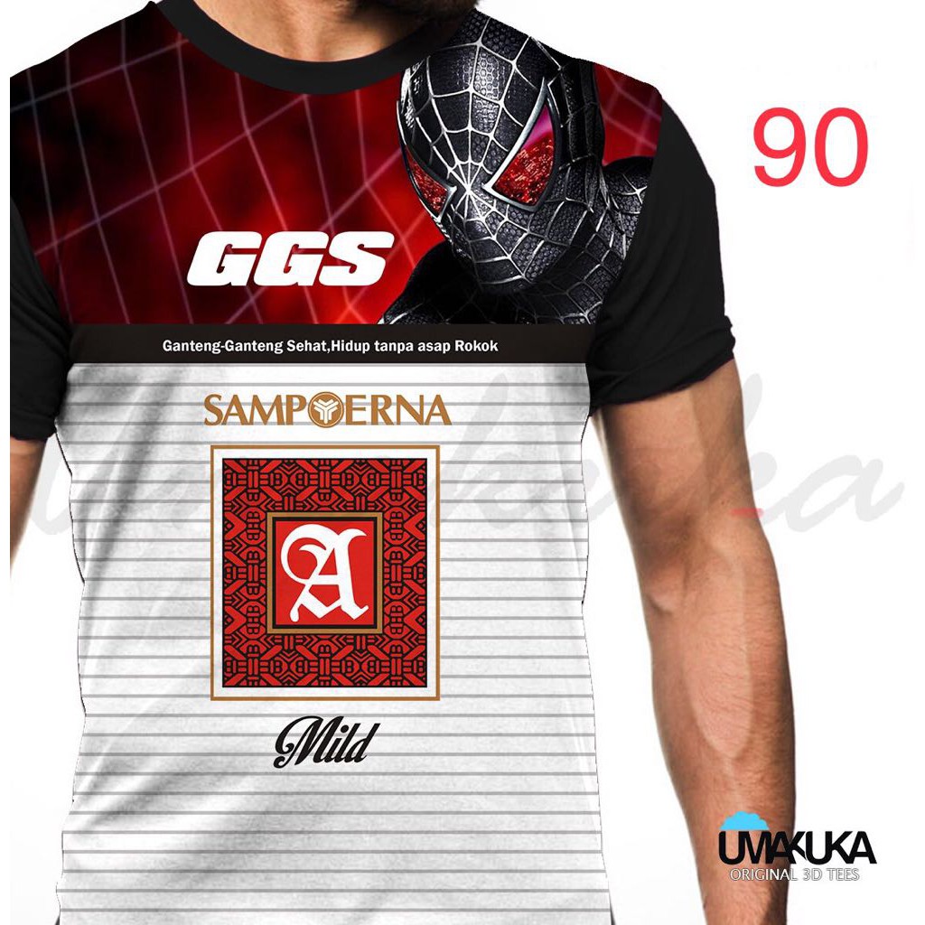 Baju Kaos 3d Unik Keren Gambar Rokok Vave Malboro Sampoerna