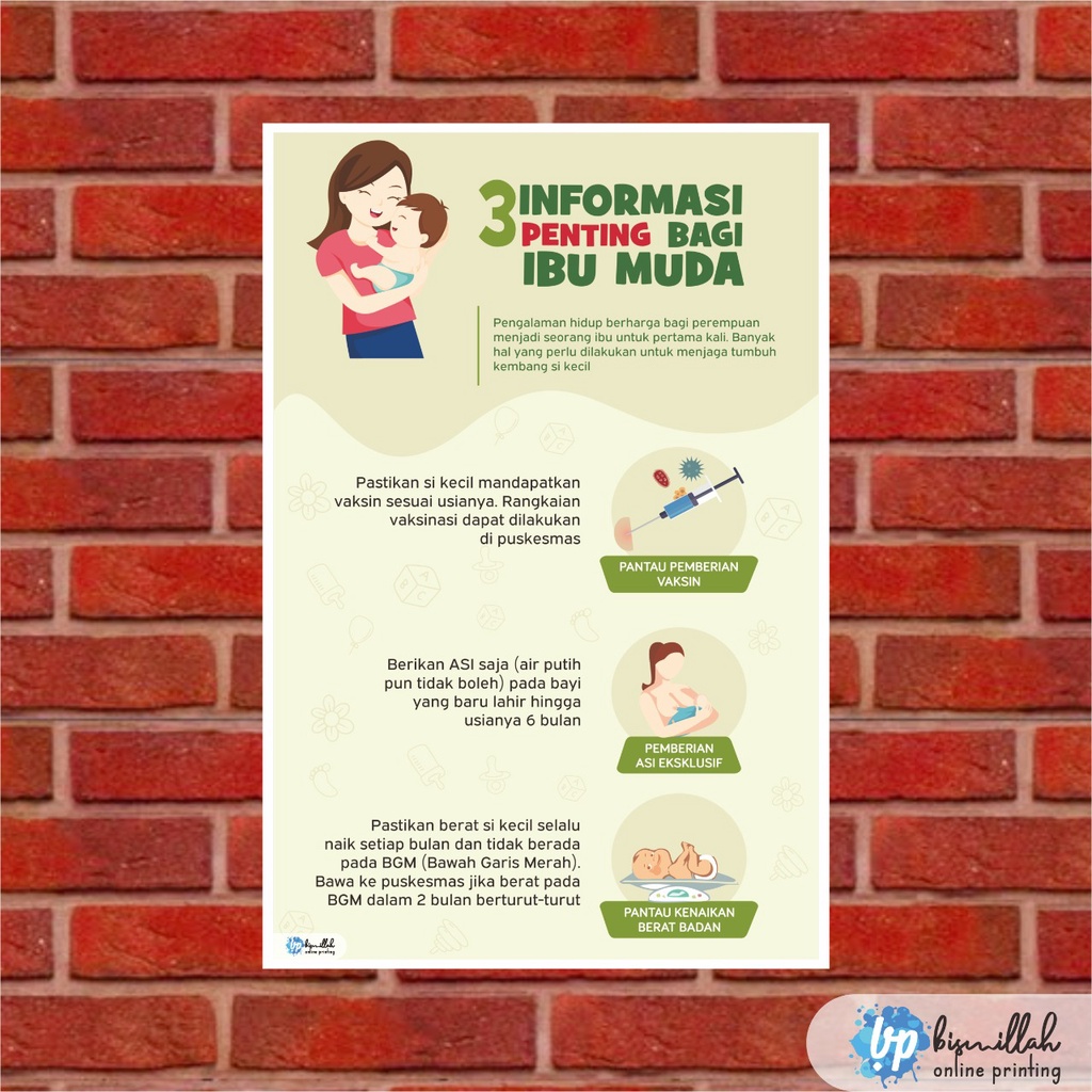 

Poster kebidanan 3 Informasi Penting Bagi Ibu MUda