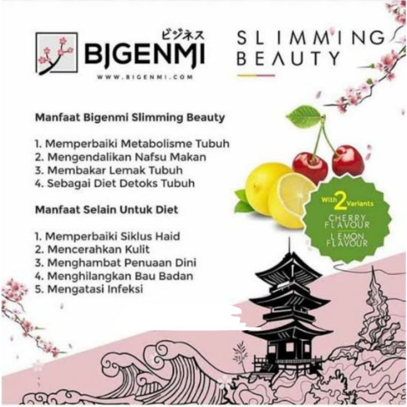 Slimming Beauty Bigenmi/ Minuman Penurun Berat badan/ Suplemen diet